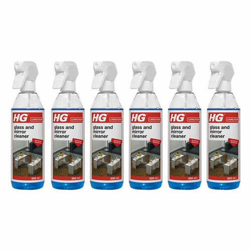 Glass and mirror cleaner spray - and,