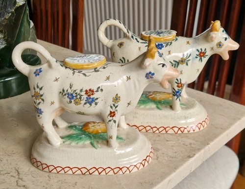 Antique pair staffordshire - pair,