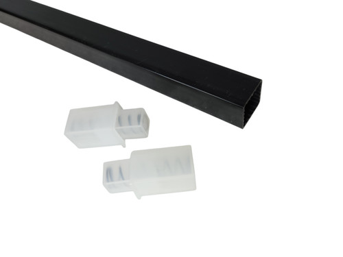 Vintage black towel bar - vintage,