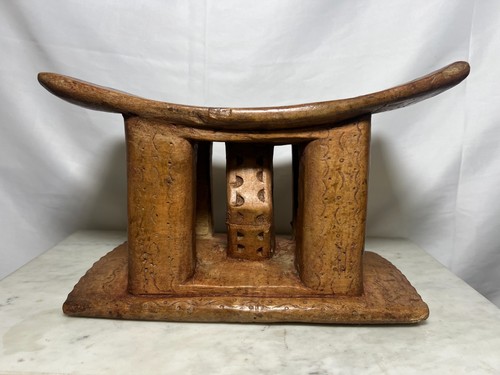 Antique ashanti stool hand - antique,