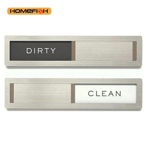 Clean dirty dishwasher magnet - clean,