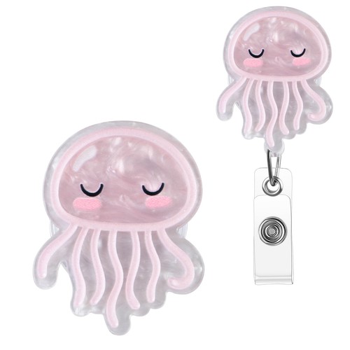 Itokey pink jellyfish badge - itokey,