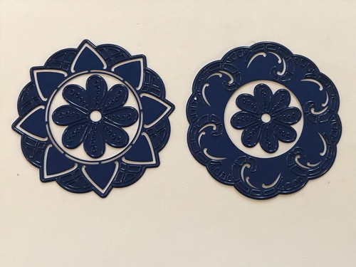 Doily flower set - doily, x2