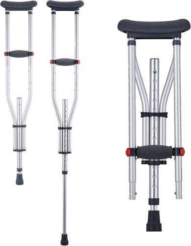 Adjustable underarm crutches - adjustable,