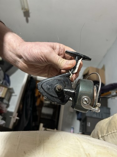 Old fishing reel - old,