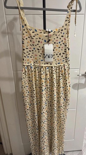 Zara tie strap yellow fleck
