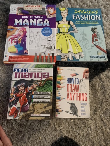 Drawing books including manga - books,
