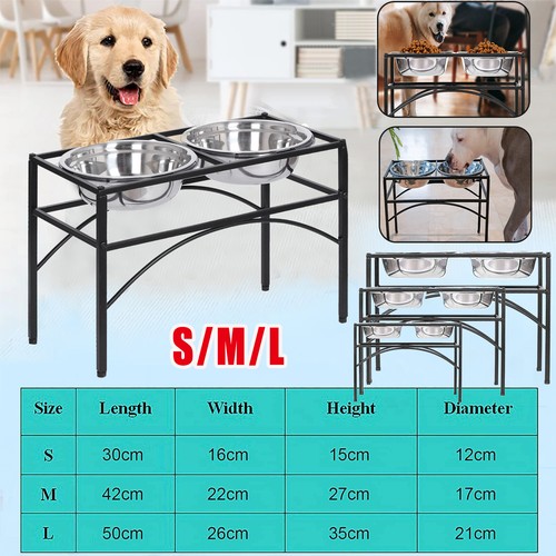 Raised dog bowls elevated cat - dog,
