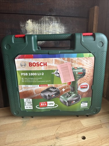 Bosch psb 1800 cordless - 1800, li-2