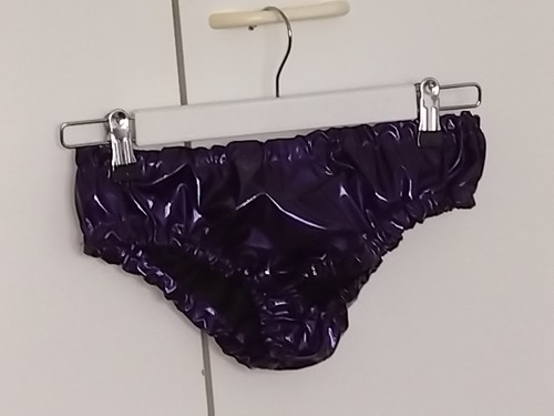 Purple pvc fetish - purple, fetish/sissy