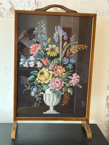 Vintage embroidered fire - vintage,