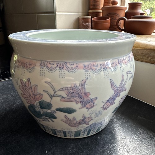 Vintage chinese porcelain fish - vintage,