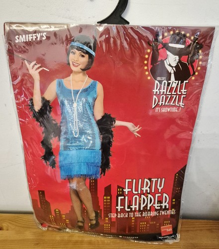 Smiffys flirty flapper teal - flirty,