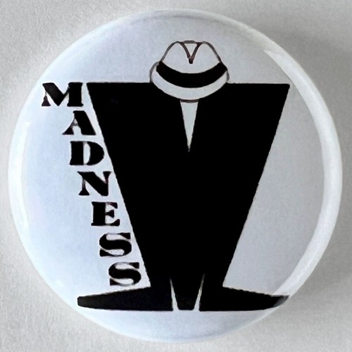 Madness band button - madness, pin