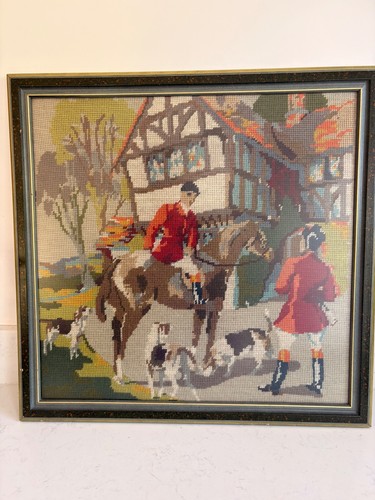Vintage framed tapestry - framed,