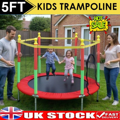 5ft kid trampoline - with, safety