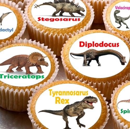 Edible dinosaur pre cut - dinosaur, 2