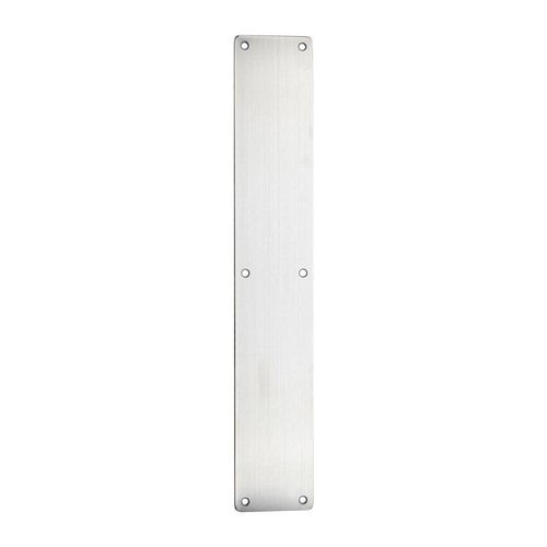 Satin stainless steel door - satin,