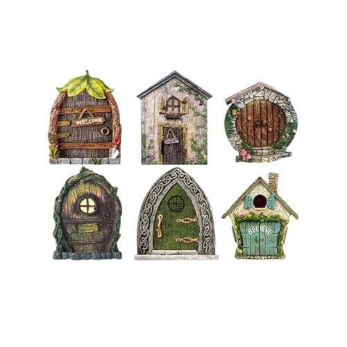 6pcs set fairy door - fairy,