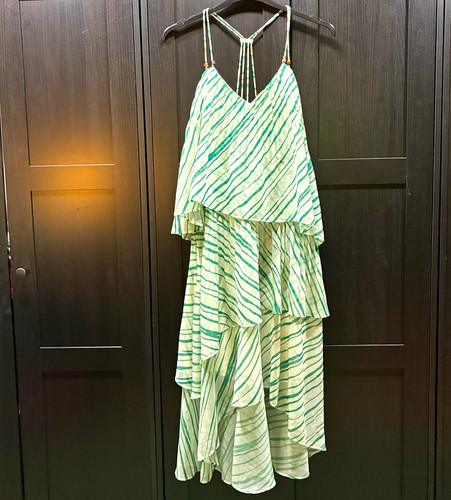 Women green white - green,