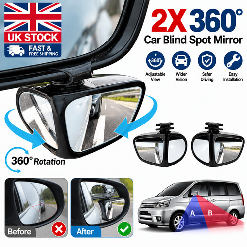 360 car blind spot - 2x, mirror