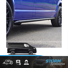 Gloss Black OE Style Sportline Side Bars for Ford Transit Custom LWB 2012-2017
