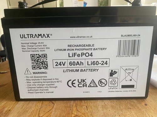 Ultramax lifepo4 battery 24v - lifepo4,