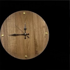 Solid Oak Hand Made Clock