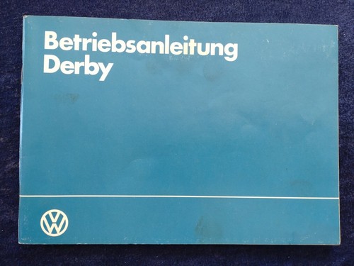 Derby owners manual 1983 - derby,