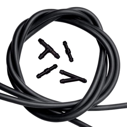 Black rubber windscreen wiper - rubber,