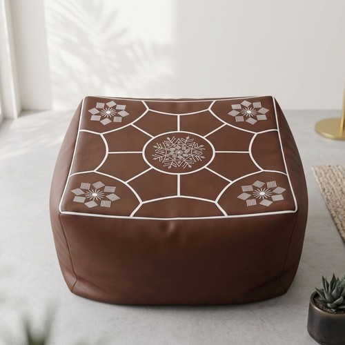 Footstool cover moroccan style - cover,