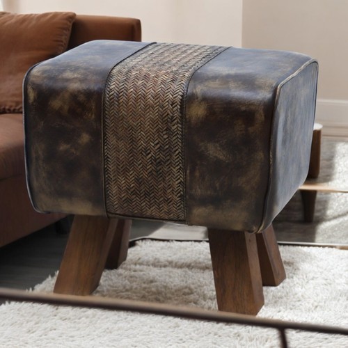 Vintage brown tan leather - brown,