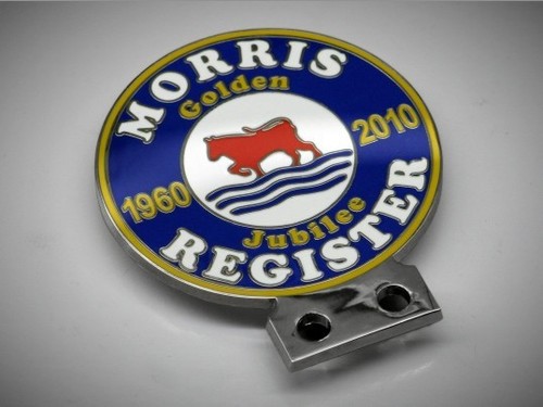 Morris club badge plakette - morris,