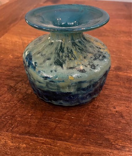 Mdina art glass vase - glass,