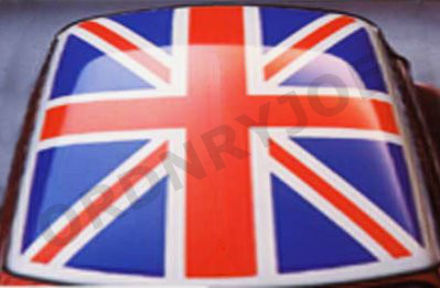 Classic mini union jack - jack, roof