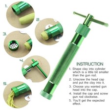 Green Clay Extruder Polymer