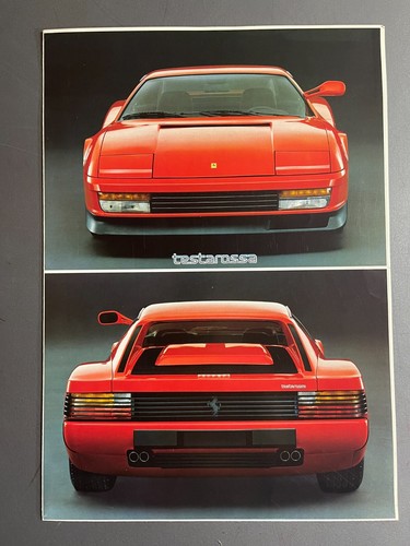 1985 ferrari testarossa folder - 1985,