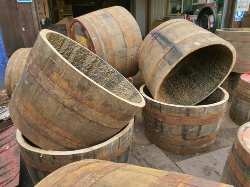 Oak whisky half - 6,