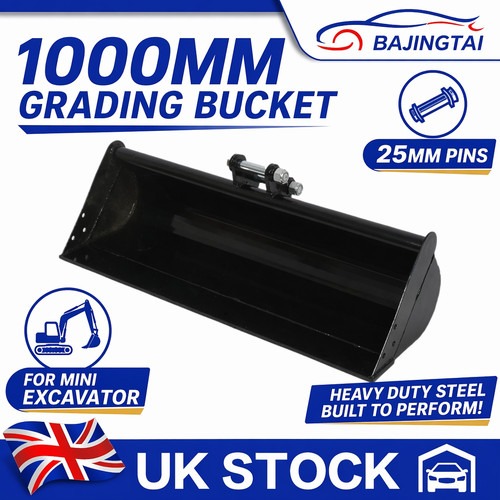 1000mm flat grading bucket - flat,