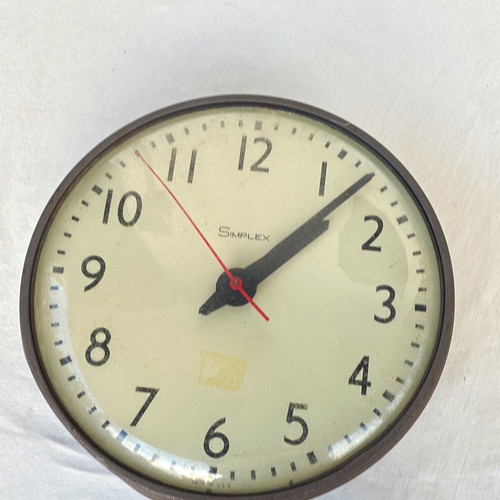 Simplex round analog wall - round,