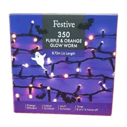 350 halloween lights purple - 350,