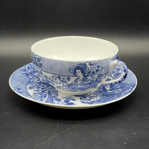 Japanese porcelain geisha - japanese,
