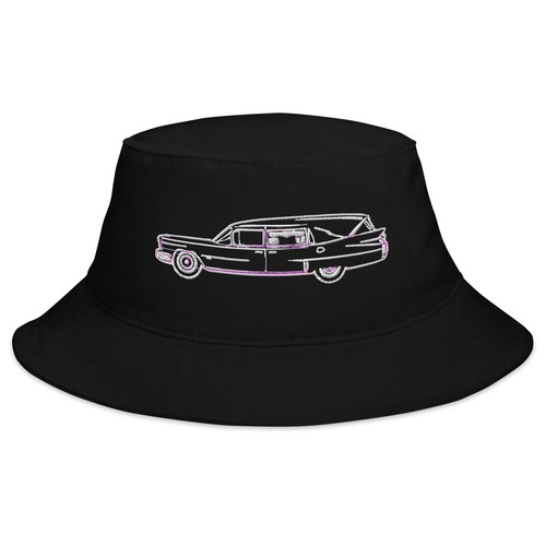 Hearse funeral car embroidered - funeral,
