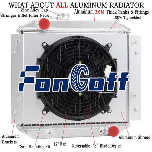 Rows aluminium radiator - 3,