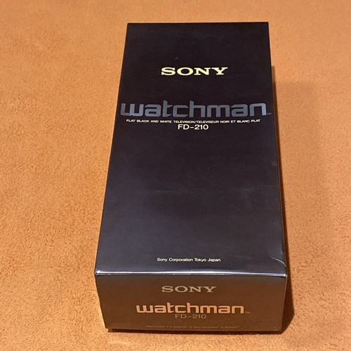 Sony watchman flat black - watchman, and