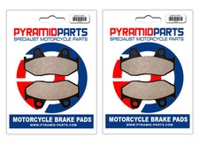 Front & Rear Brake Pads (2 Pairs) for Honda ATC 250 R 85-86