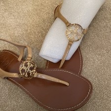 Tory Burch Crystal T Strap