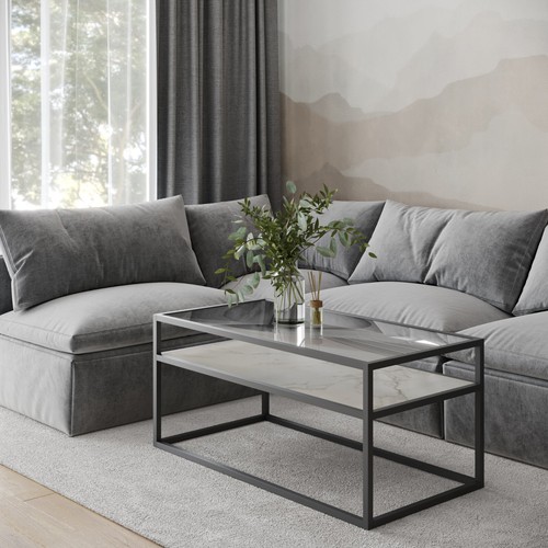 Glass display top coffee - top, table