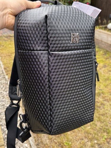 Dkny black textured crossbody - dkny,