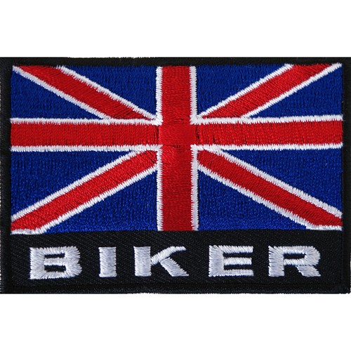 Flag biker patch - biker,